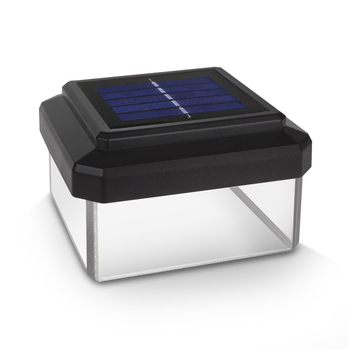 GreenBlue GB128 LED lampada solare per palo recinzione 100*100 con sensore crepuscolare