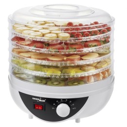 GreenBlue essiccatore per funghi verdure e frutta 250W molto silenzioso 5 griglie GB195