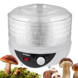 GreenBlue essiccatore per funghi verdure e frutta 250W molto silenzioso 5 griglie GB195