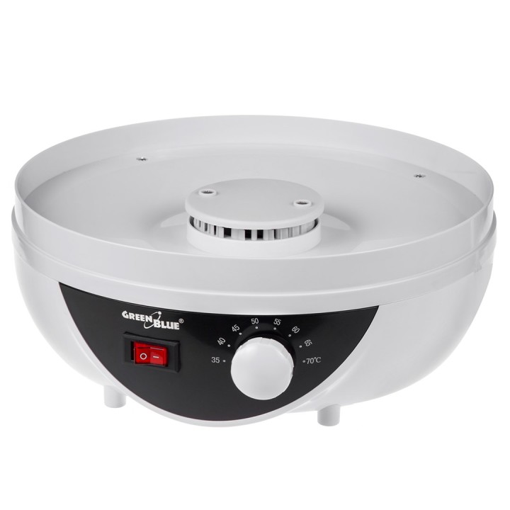 GreenBlue essiccatore per funghi verdure e frutta 250W molto silenzioso 5 griglie GB195