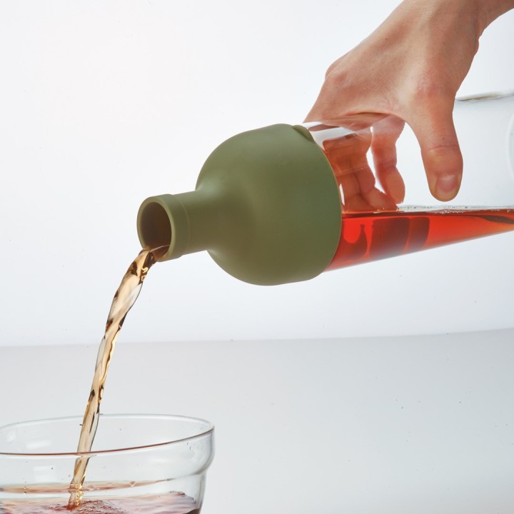 HARIO Bottiglia per tè freddo con filtro 750ml verde oliva