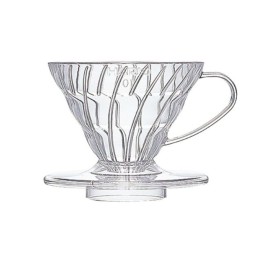 HARIO V60-01 Gocciolatoio plastica trasparente