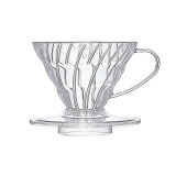 HARIO V60-01 Gocciolatoio plastica trasparente