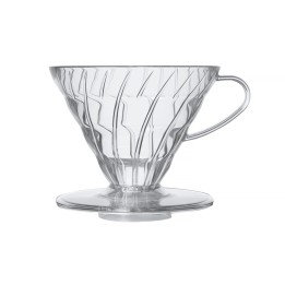 HARIO V60-02 Gocciolatoio plastica trasparente