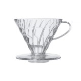 HARIO V60-02 Gocciolatoio plastica trasparente