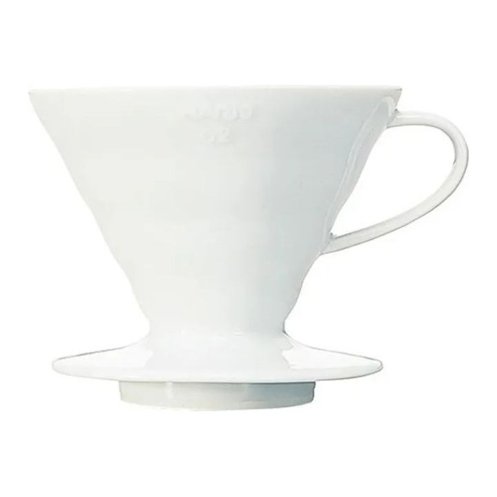 HARIO V60-02 Gocciolatoio ceramica bianca