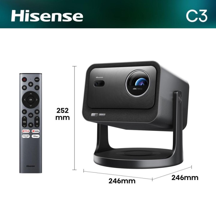 Hisense C3 DLP UHD 4K (3840x2160) 3D Argento