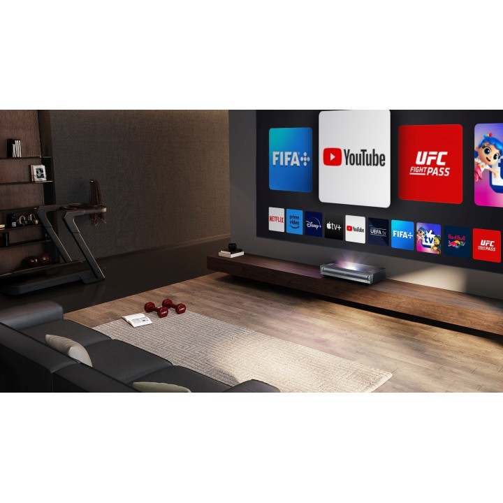 Hisense PX3 proiettore dati laser cinema TV 4K proiettore ultra short throw 2800 ANSI lumen 2160p (3840x2160) nero