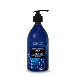HOLISTA Olio di fegato di merluzzo - integratori per cani e gatti - 500ml