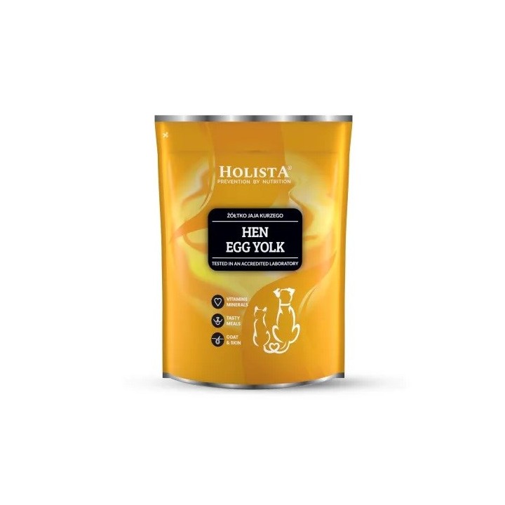 HOLISTA Hen tuorlo d'uovo - integratori per cani e gatti - 500g