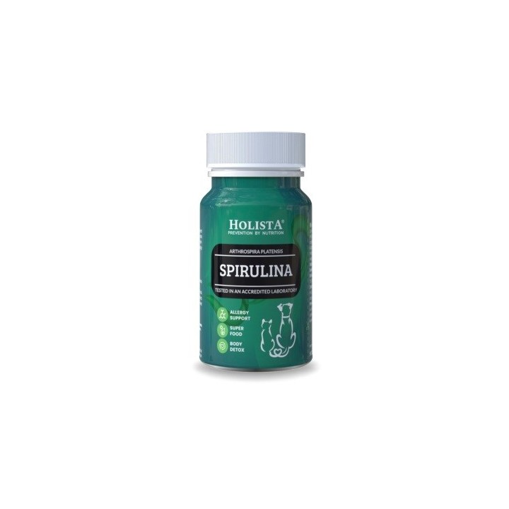 HOLISTA Spirulina - integratori per cani e gatti - 90 compresse