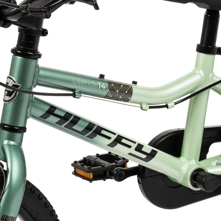 Huffy Literide Alu 14 bicicletta per bambini verde (24205W)