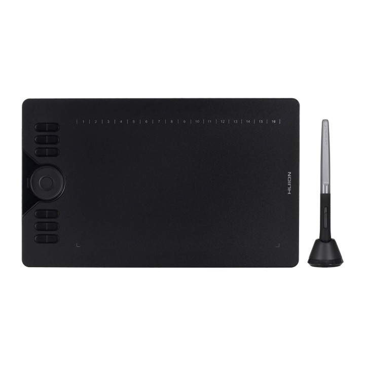HUION HS610 tavoletta grafica 5080 lpi 254 x 158.8 mm USB nera