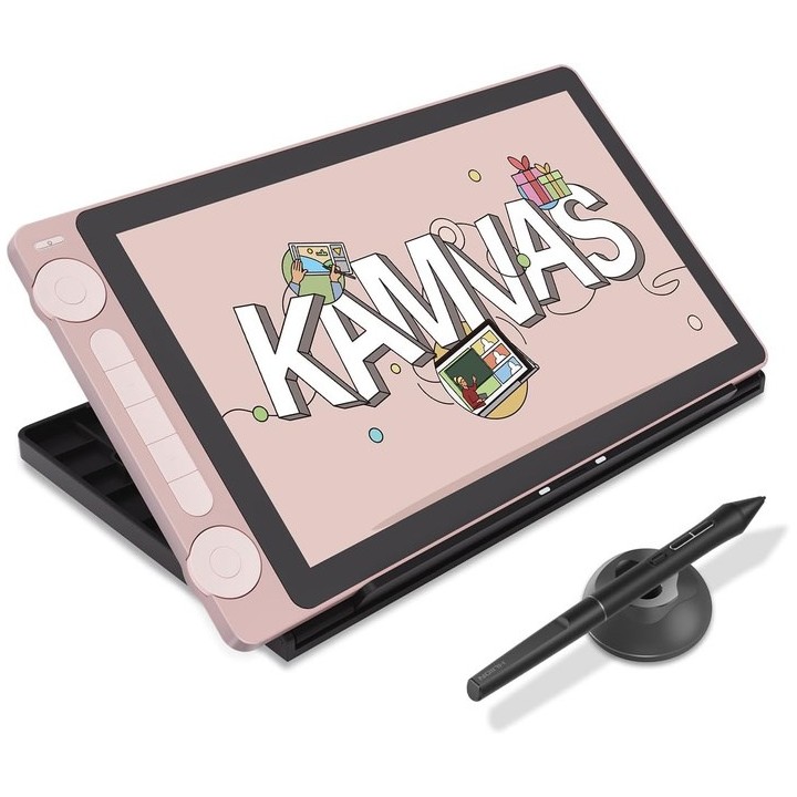 HUION Kamvas 13 tavoletta grafica rosa 5080 lpi 293.76 x 165.24 mm USB