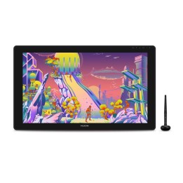 HUION Kamvas 24 tavoletta grafica Plus 5080 lpi 526 85 x 296 35 mm USB-C nera