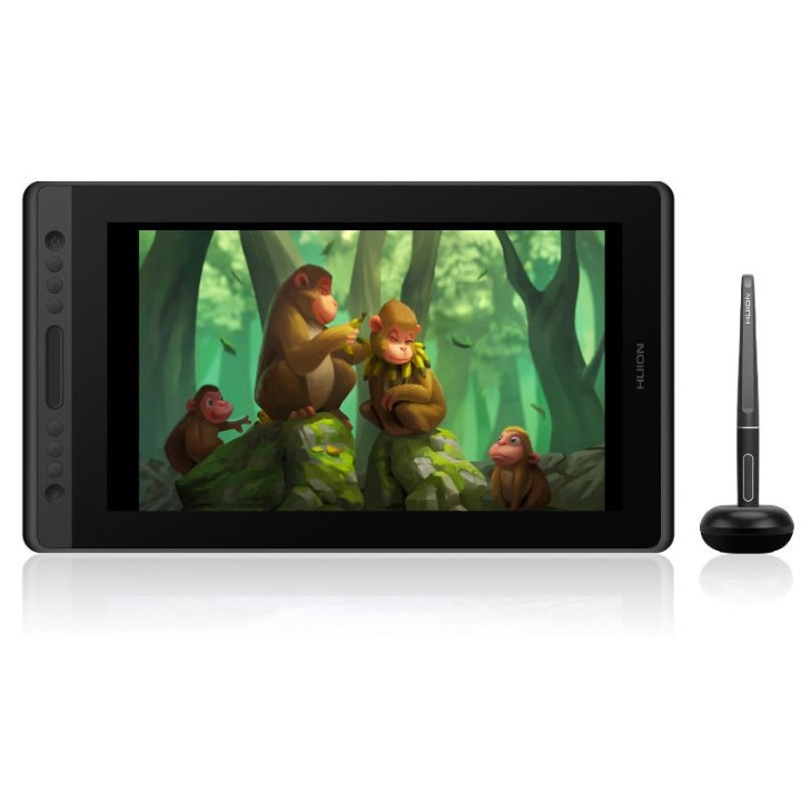HUION Kamvas Pro 16 tavoletta grafica 5080 lpi 344.16 x 193.59 mm USB nera