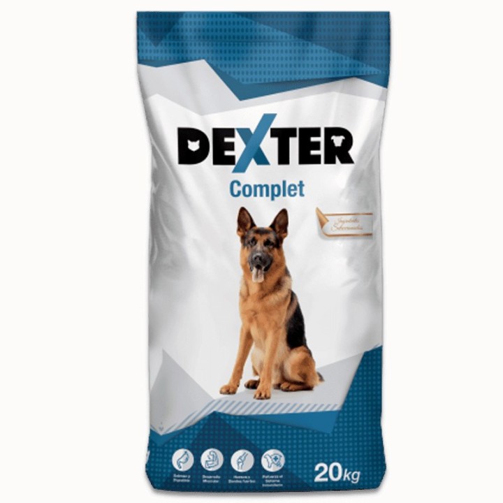 DEXTER Completo per razze grandi - cibo secco per cani - 20kg