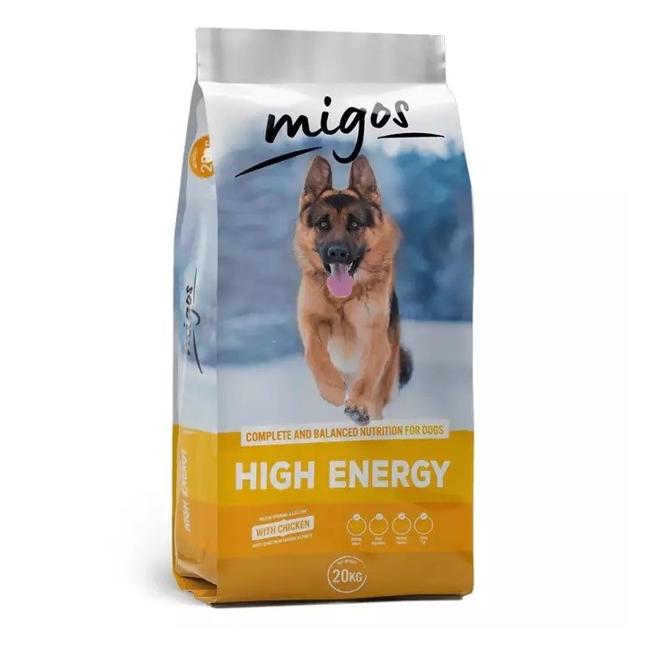 MIGOS High Energy Pollo - cibo secco per cani - 20kg