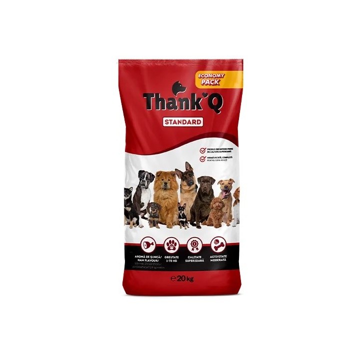 THANK'Q Standard Prosciutto - cibo secco per cani - 20kg