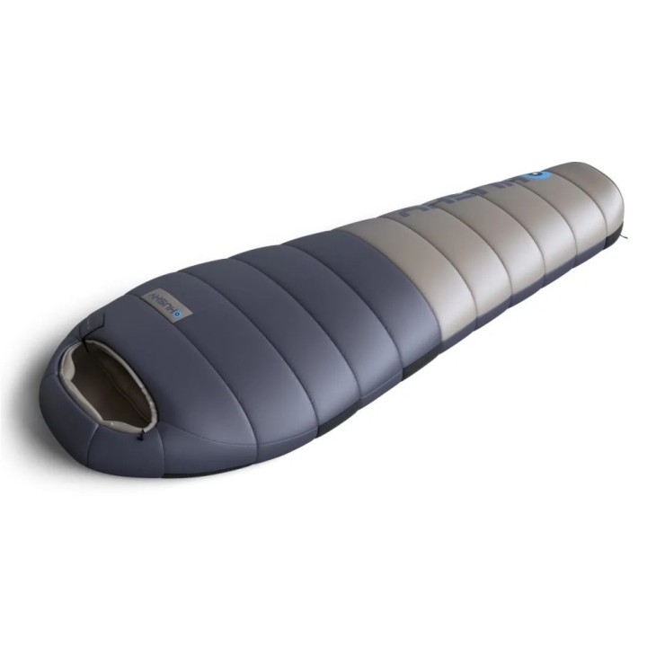 Husky DOPY Sacco a pelo in piuma -25 °C 85 × 220 cm 1.69 kg blu-grigio