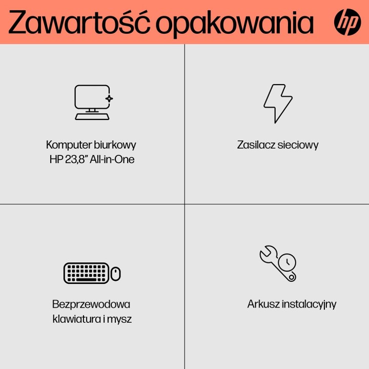 HP 24-cr0312nw AMD Ryzen™ 5 7520U 60.5 cm (23.8 ) 1920 x 1080 px All-in-One PC 16 GB LPDDR5-SDRAM 512 GB SSD Windows 11 Home Wi-