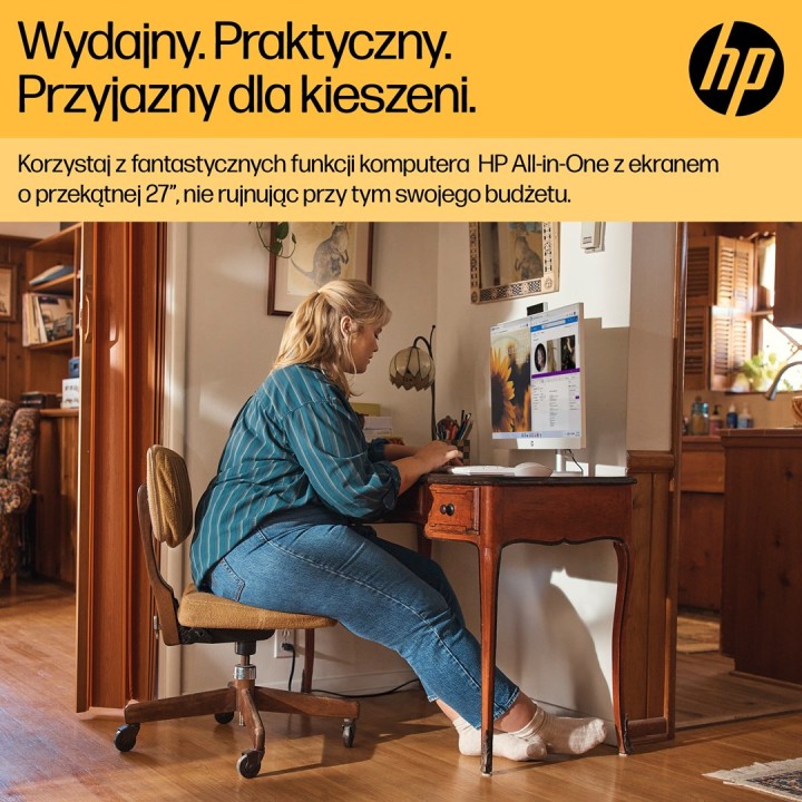 HP 27-cr0204nw AMD Ryzen™ 7 7730U 68.6 cm (27 ) 1920 × 1080 px All-in-One PC 16 GB DDR4-SDRAM 512 GB SSD DOS Wi-Fi 6 (802.11ax) 
