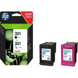 HP 301 Cartucce Inchiostro Original 2 pezzi Nero/Tricolore
