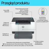HP LaserJet M207dw Stampante wireless bianca e nera fronte retro