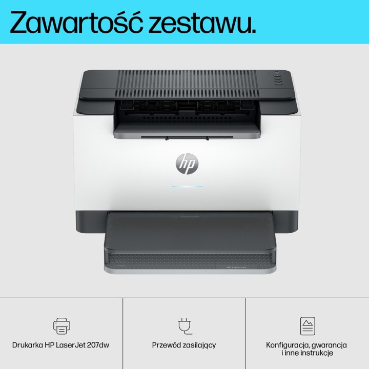 HP LaserJet M207dw Stampante wireless bianca e nera fronte retro