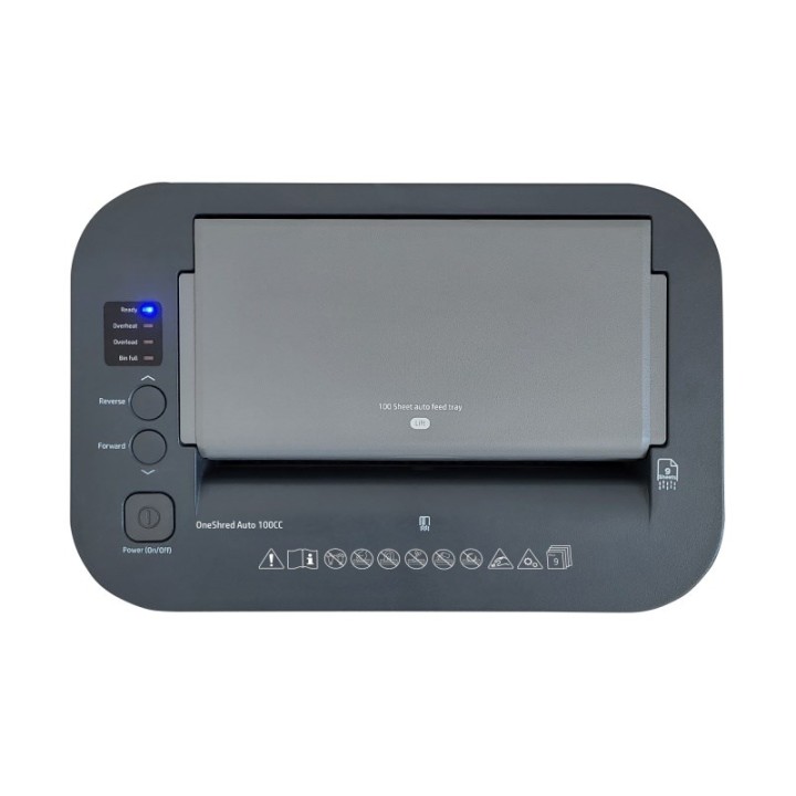 HP ONESHRED distruggidocumenti Auto 100CC bianco-grigio
