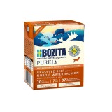 BOZITA Purely Paté Duoprotein Manzo e salmone - cibo umido per cani - 370g