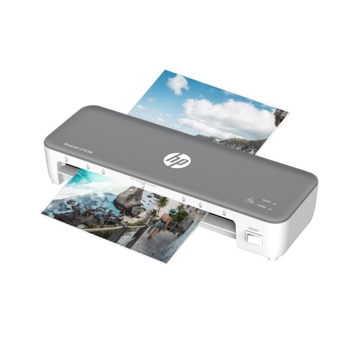 HP OneLam 270 plastificatrice A4 Hot 5 buste: A4/80 mic grigio
