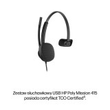 HP Poly Mission 415 Cuffia monoaurale con filo USB