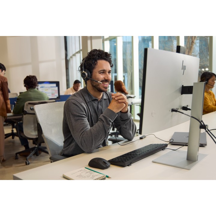 HP Poly Mission 615 Cuffia monoaurale con filo USB