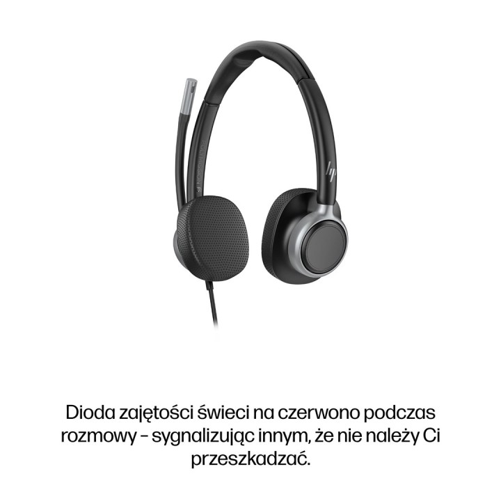 HP Poly Mission 625 Cuffia stereo con filo USB