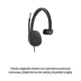 HP Poly Mission 815 Cuffia monoaurale con filo USB