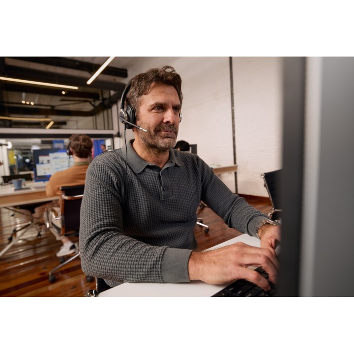 HP Poly Mission 825 Cuffia stereo con filo USB