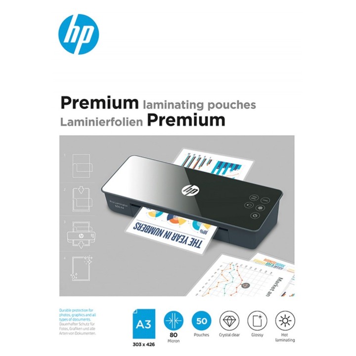 HP Film per plastificazione Premium A3 50 pz