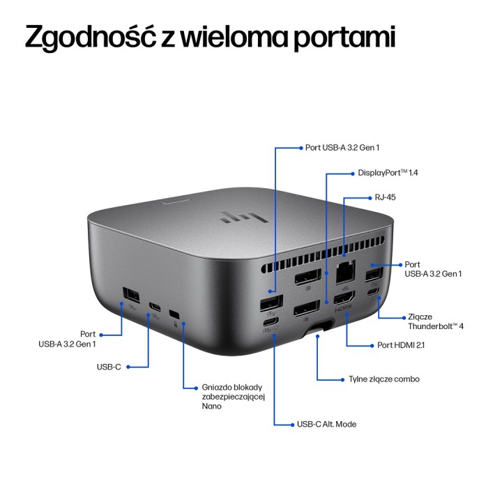 HP Thunderbolt 4 Ultra 180W G6 Docking station