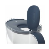 BRITA Brocca filtrante Style ESSENTIAL XL (blu scuro) + 3 x MX filtri Pro Pure Performance