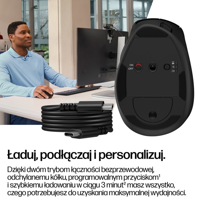 HP Mouse ergonomico reclinabile 720M