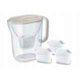 BRITA Brocca filtrante Style ESSENTIAL XL sabbia + 3 x MX filtro Pro Pure Performance