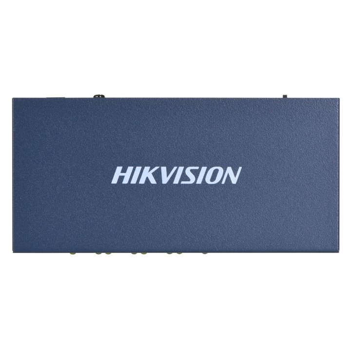 Hikvision DS-3E0106HP-E Collegamenti di rete Switch Fast Ethernet non gestito (10/100) PoE Supporto Blu