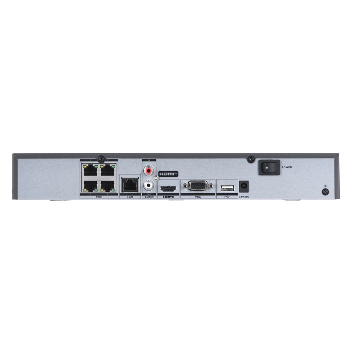 Hikvision DS-7604NXI-K1/4P(D) videoregistratore di rete (NVR) 1U nero