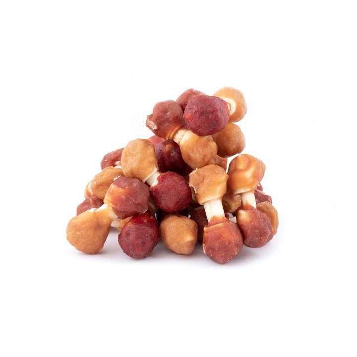 HILTON Ossa con Anatra e Pollo - masticativo per cani - 500g