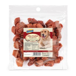 HILTON Osso Annodato di Anatra 6 cm - masticativo per cani - 500g