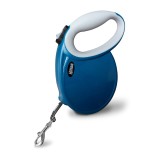 HILTON Smart dog L (30kg) - guinzaglio retrattile - blu navy-grigio - 5 m