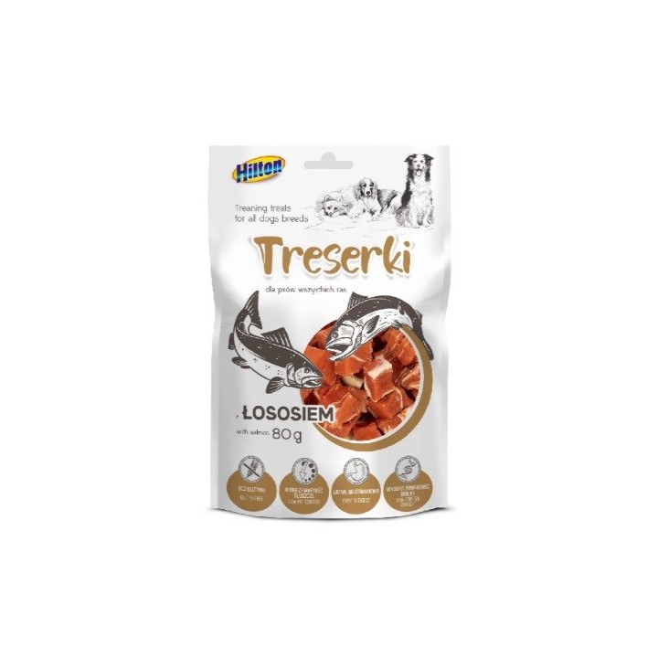 HILTON Snack con Salmone - snack per cani - 80g