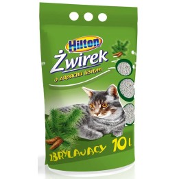 HILTON Lettiera per gatti agglomerante bentonite profumo foresta - 10 l