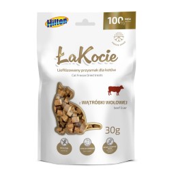 HILTON ŁaKocie Freeze Fegato di manzo essiccato - snack per gatti - 30g